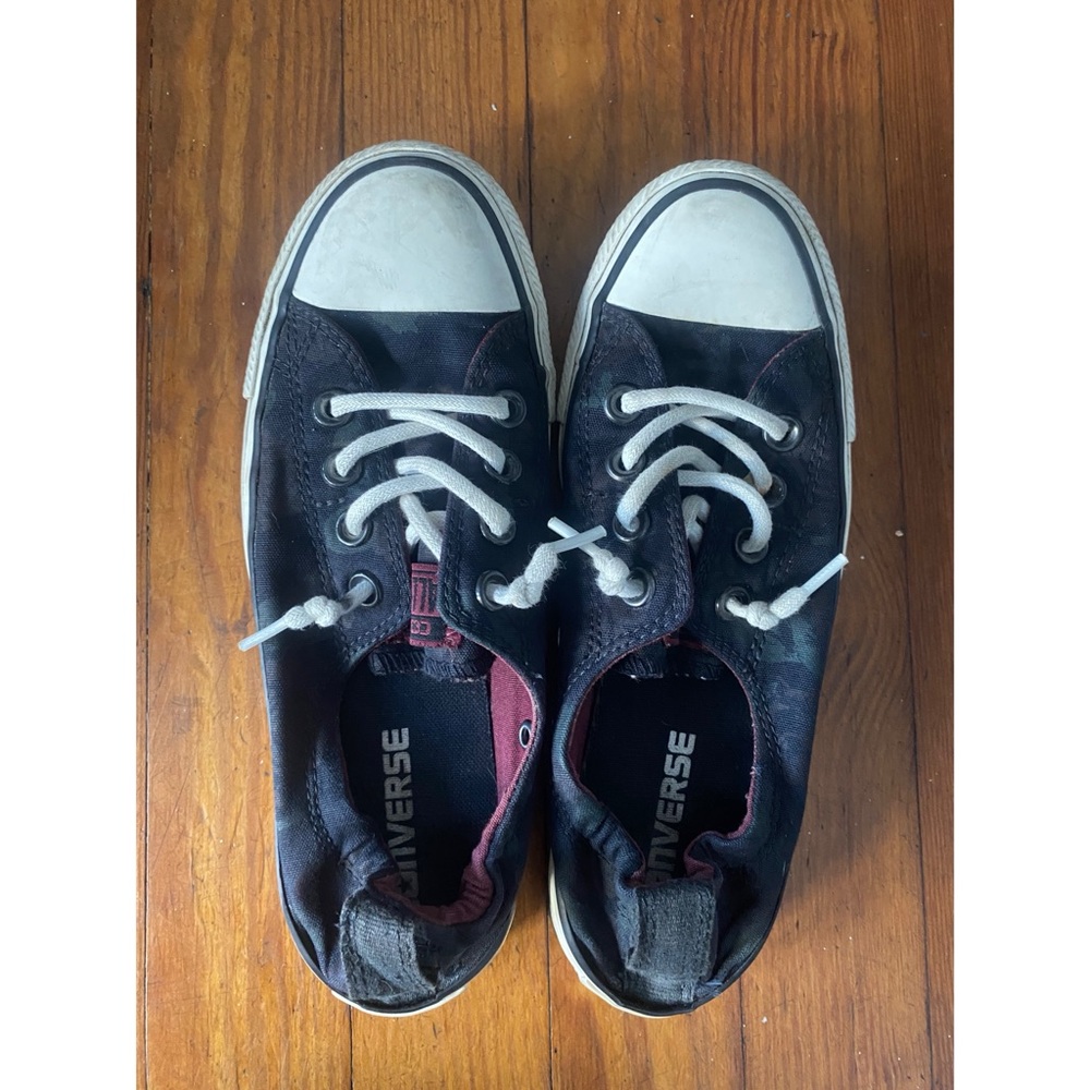 Converse Black and White Low-Top Sneakers